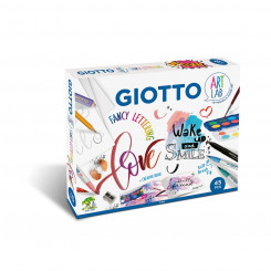 Набор для рисования Giotto Art Lab Fancy Lettering, 45 предметов, разноцветный