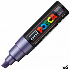 Marker POSCA PC-8K metallist violetne (6 ühikut)