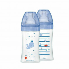 Set of baby's bottles Dodie 2 uds (270 ml)