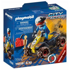 Playset Playmobil City Action Offroad Quad 19 pcs 71039