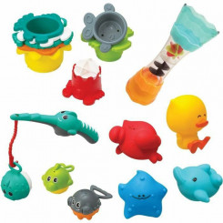 Set of Bath Toys Infantino Bath Set 17 Pieces underwater