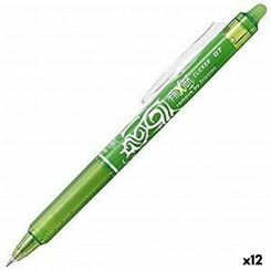 Pen Pilot Frixion Clicker Erasable ink Green 0,4 mm 12 Units