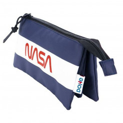 Kolmekordne kaasaskantav DOHE NASA lipp sinine