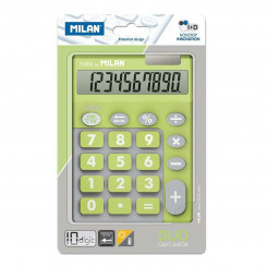 Calculator Milan DUO 14,5 x 10,6 x 2,1 cm Green