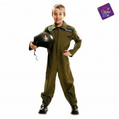 Costume for Children My Other Me Top Gun Green