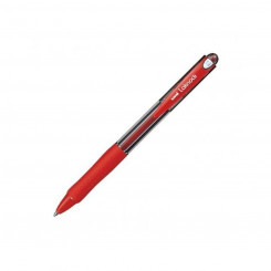 Шариковая ручка с жидкими чернилами Uni-Ball Роллер Laknock SN-100 Red 12 шт.