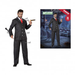 Costume for Adults Gangster Black 4 pcs