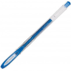 Liquid ink ballpoint pen Uni-Ball Sparkling UM-120SP Blue 12 Units