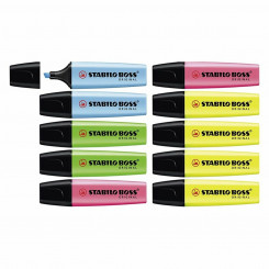 Fluorestseeruv markerikomplekt Stabilo Boss Original 10 tükki mitmevärviline