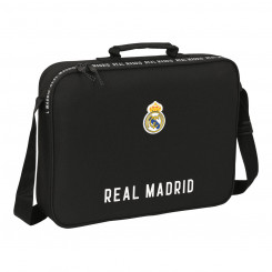 School Satchel Real Madrid C.F. Corporativa Black (38 x 28 x 6 cm)