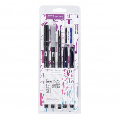 Calligraphy set Tombow Beginner Lettering 6 Pieces Multicolour