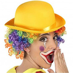 Hat Male Clown Yellow