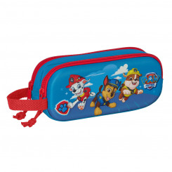 Double Carry-all The Paw Patrol 3D Blue 21 x 8 x 6 cm