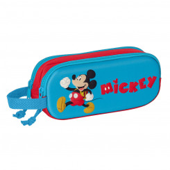 Double Carry-all Mickey Mouse Clubhouse 3D Red Blue 21 x 8 x 6 cm