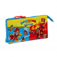 Triple Carry-all SuperThings Rescue force Blue 22 x 12 x 3 cm