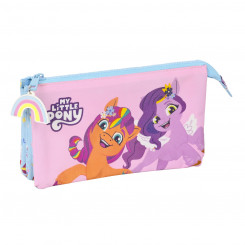 Тройная сумка My Little Pony Wild & free Синий Розовый 22 x 12 x 3 см