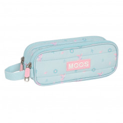 Double Carry-all Moos Garden Turquoise 21 x 8 x 6 cm