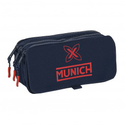 Тройная сумка для переноски Мюнхен Флэш 21,5 x 10 x 8 см Темно-синий