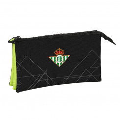 Тройная сумка для переноски Real Betis Balompié Black Lime 22 x 12 x 3 см
