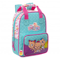 Школьная сумка The Bellies 20 x 28 x 8 см Фиолетовый Бирюзовый Белый