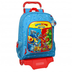 Школьный рюкзак на колесах SuperThings Rescue Force 32 x 42 x 14 см Синий