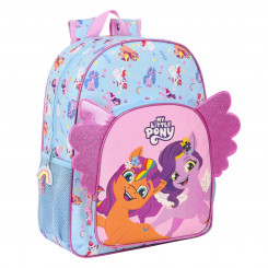 Школьная сумка My Little Pony Wild & free Синий Розовый 33 x 42 x 14 см