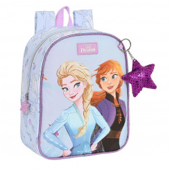 School Bag Frozen Believe Lilac 22 x 27 x 10 cm