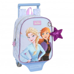 Рюкзак школьный на колесах Frozen Believe Lilac 22 x 27 x 10 см
