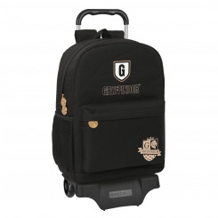 Школьный рюкзак на колесах Harry Potter Bravery Черный 30 x 43 x 14 см
