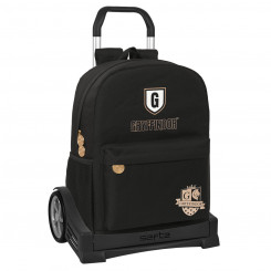 Школьный рюкзак на колесах Harry Potter Bravery 32 x 43 x 14 см Черный