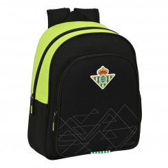 Школьная сумка Real Betis Balompié Black Lime 28 x 34 x 10 см