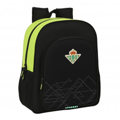 Школьная сумка Real Betis Balompié 32 x 38 x 12 см Черный Лайм