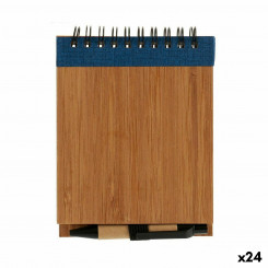 Блокнот на спирали с ручкой Bamboo 1 x 10 x 13 см (24 шт.)