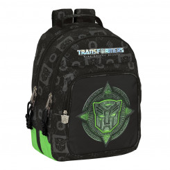 School Bag Transformers Black 32 x 42 x 15 cm