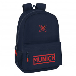 School Bag Munich Flash Navy Blue 30 x 46 x 14 cm