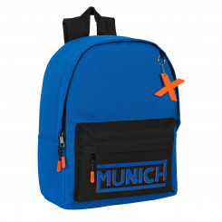 School Bag Munich Submarine 31 x 40 x 16 cm Electric blue