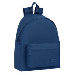 School Bag Safta   33 x 42 x 15 cm Navy Blue
