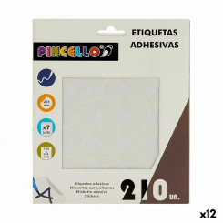Adhesive labels White Ø 25 mm (12 Units)