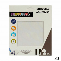 Adhesive labels White 22 x 49 mm Sheets (12 Units)