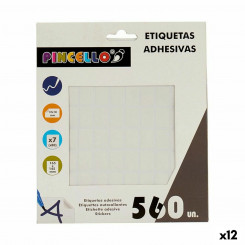 Adhesive labels White 12 x 18 mm Rectangular (12 Units)