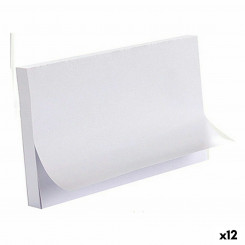 Sticky Notes 76 x 127 mm White (12 Units)