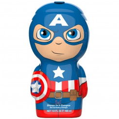 2-in-1 geel ja šampoon The Avengers Captain America 400 ml