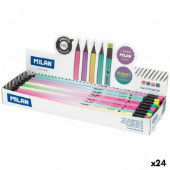 Pencil with Eraser Milan Sunset HB (24 Units)