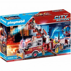 Игровой набор для автомобилей Playmobil «Пожарная машина с лестницей» 70935, 113 предметов