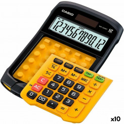 Kalkulaator Casio WM-320MT Kollane 3,3 x 10,9 x 16,9 cm must (10 ühikut)