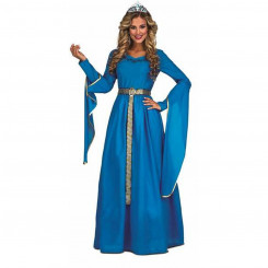 Kostüüm täiskasvanutele Minu teine mina Sinine keskaegne printsess, 2 tükki