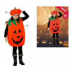 Costume for Children Pumpkin Orange 3-4 Years 7-9 Years (2 Units) (2 pcs)