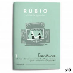 Блокнот для письма и каллиграфии Rubio Nº1 A5, испанский, 20 листов (10 единиц)