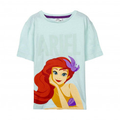 Child's Short Sleeve T-Shirt Princesses Disney Green