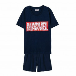 Laste pidžaama Marvel Tumesinine